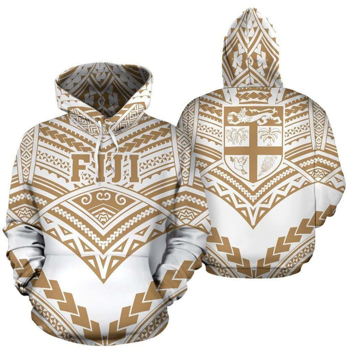 Fiji Polynesian Zip-up Hoodie - New Warrior Style NNK
