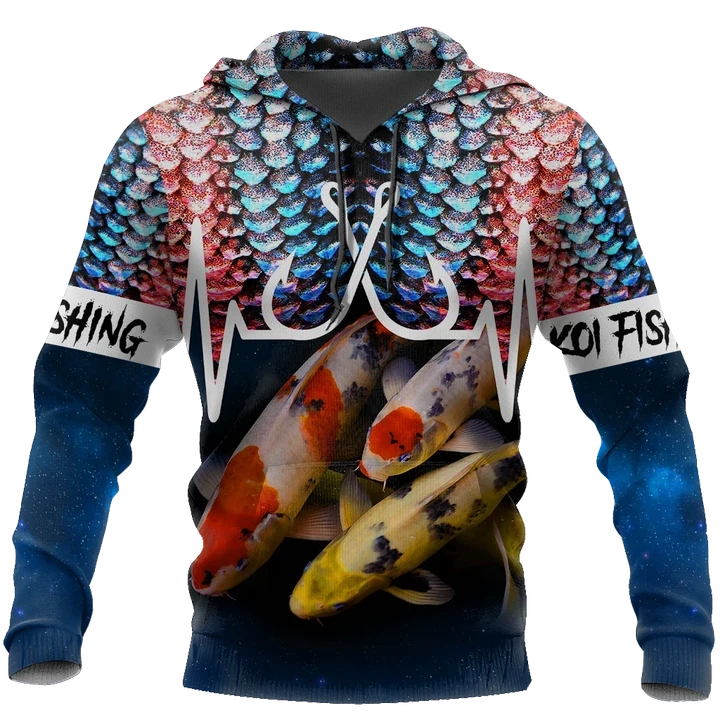 Koi Fishing Huk up 3D all over printing shirts for men and women TR110202 - Amaze Style™-Apparel