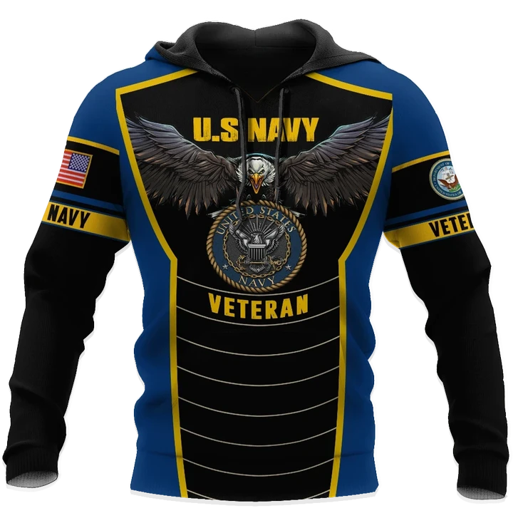 U.S Navy veteran Eagle Pride design 3d print shirts Proud Military