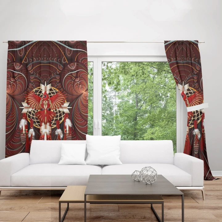 Dreamcatcher Eagle Native Blackout Thermal Grommet Window Curtains HC1803 - Amaze Style™-Curtains