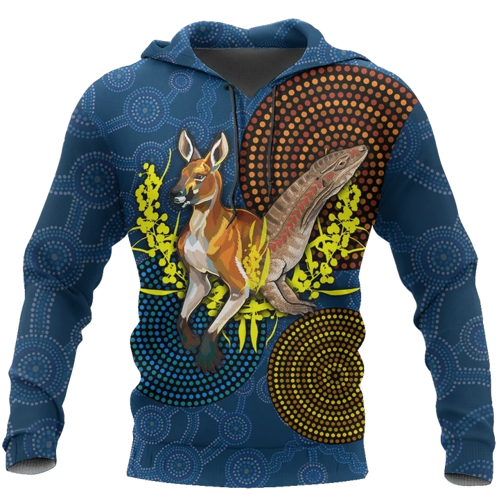We are one Koori and Australia all over shirt for men and women blue TR030402 - Amaze Style™-Apparel