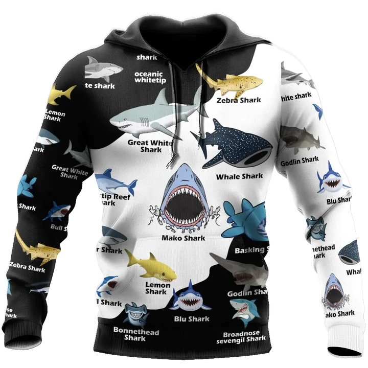Love Shark Fishing 3D All Over Printed Shirts