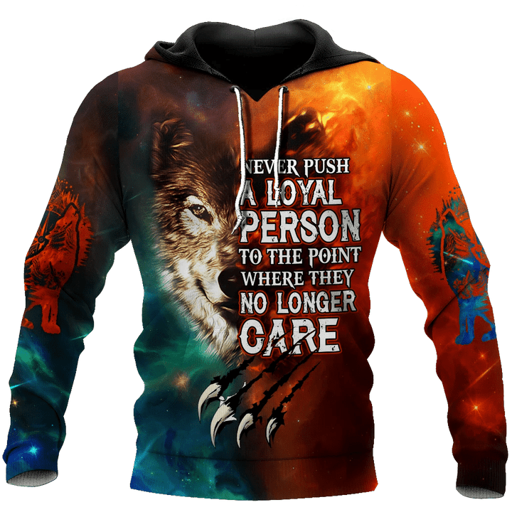 3D All Over Print Wolf Hoodie Pi27082001