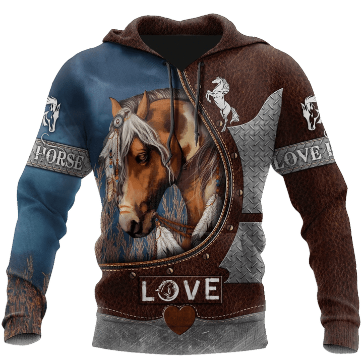 Beautiful Horse 3D All Over Printed Shirts For Men And Women TR2105203-Apparel-MP-Hoodie-S-Vibe Cosy™