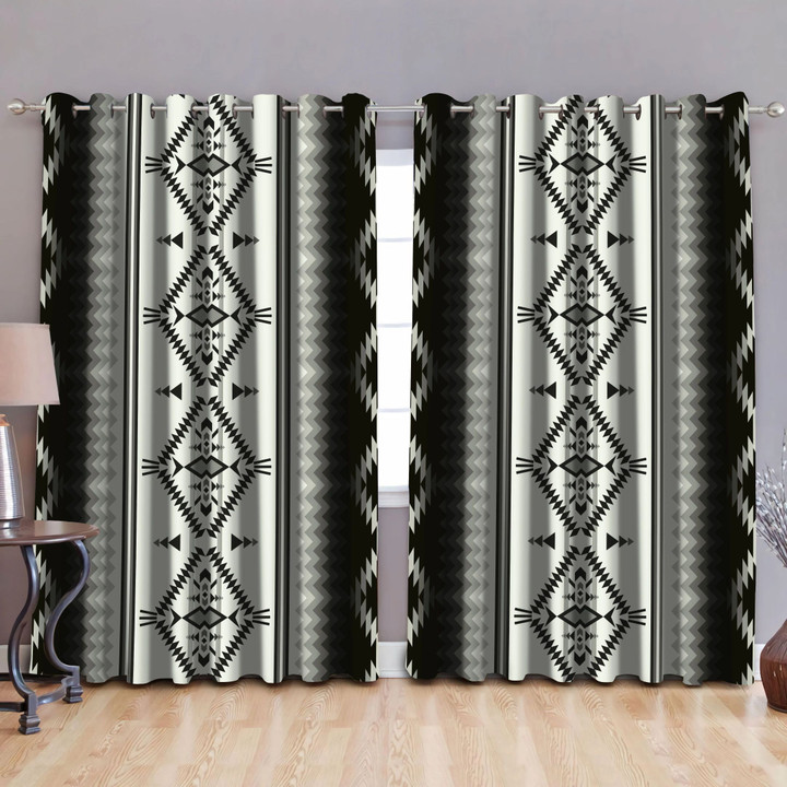 Native American Pattern Blackout Thermal Grommet Window Curtains Pi190513-Curtains-MP-52'' x 63''-Vibe Cosy™