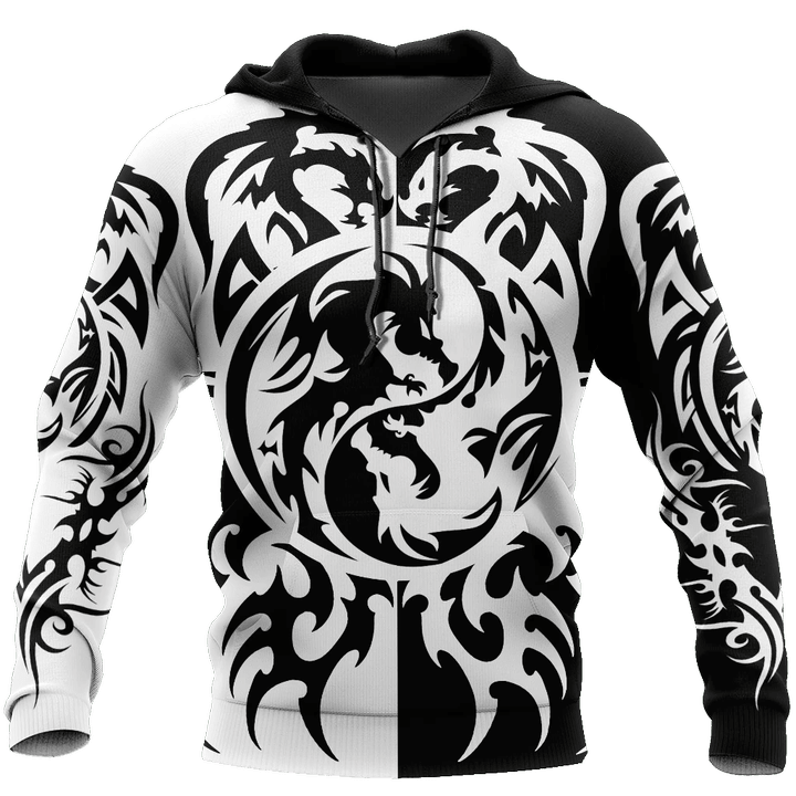 Dragon Tattoo Art Hoodie T Shirt For Men and Women HAC050502 - Amaze Style™-Apparel