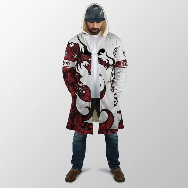 3D Tattoo and Dungeon Dragon Hoodie Coat for Men and Woman NM050932-Apparel-NM-Hooded Blanket-S-Vibe Cosy™