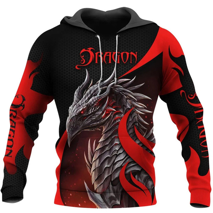 3D Tattoo and Dungeon Dragon Hoodie T Shirt For Men and Women NM050958 - Amaze Style™-Apparel