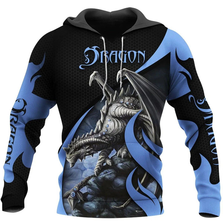 3D Tattoo and Dungeon Dragon Hoodie T Shirt For Men and Women NM050961-Apparel-NM-Hoodie-S-Vibe Cosy™