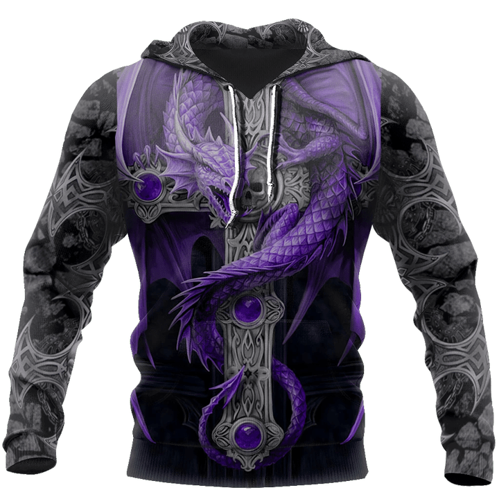 3D Tattoo and Dungeon Dragon Hoodie T Shirt For Men and Women NM050923 - Amaze Style™-Apparel