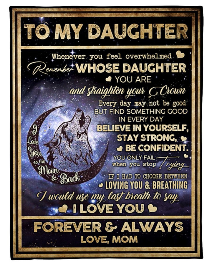 To My Daughter - Premium Blanket
