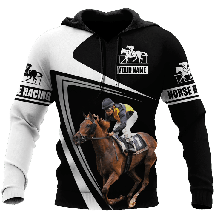 Personalized Name Horse Racing 3D All Over Printed Unisex Shirts
