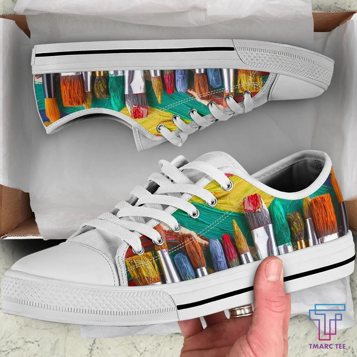 Art teacher low top shoes HG03. - Amaze Style™-