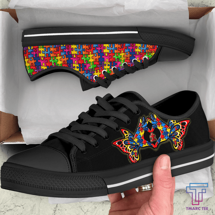 Autism Awareness Low Top Shoes SU140302 - Amaze Style™-Shoes