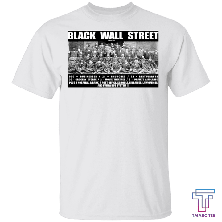 Black Wall Street T Shirts Black History - Amaze Style™-T-Shirts