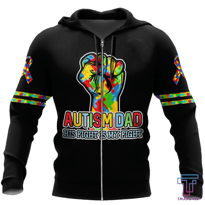Autism dad 3d hoodie shirt for men and women HAC110504 - Amaze Style™-Apparel