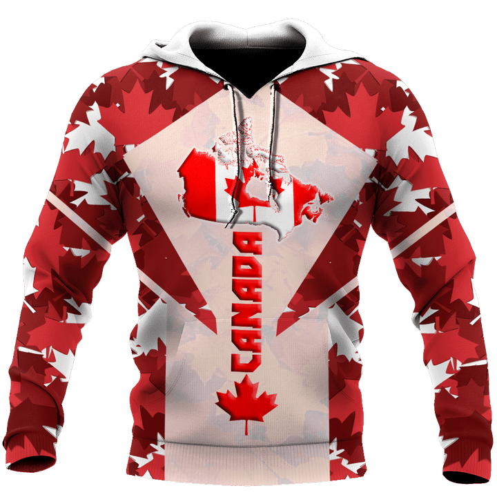 Tmarc Tee Canada dall over printed maple leaf generation
