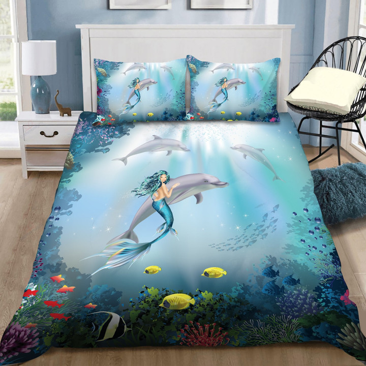 Tmarc Tee Be A Mermaid And Make Waves Bedding Set by SUN DQB