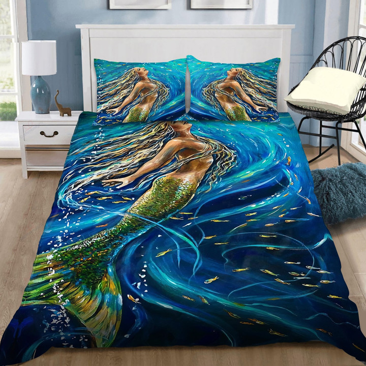 Tmarc Tee Be A Mermaid And Make Waves Bedding Set by SUN DQB