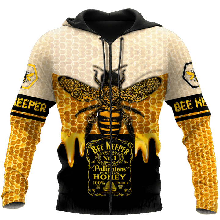 Tmarc Tee Bee Keeper All Over Printed Hoodie For Men And Women MEI