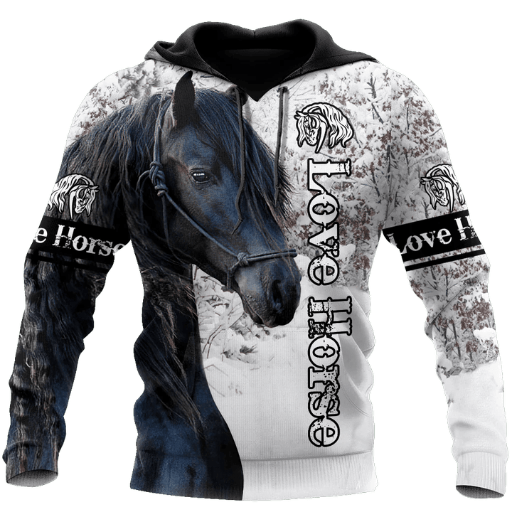 Tmarc Tee Beautiful Friesian Horse Unisex Shirts TNA