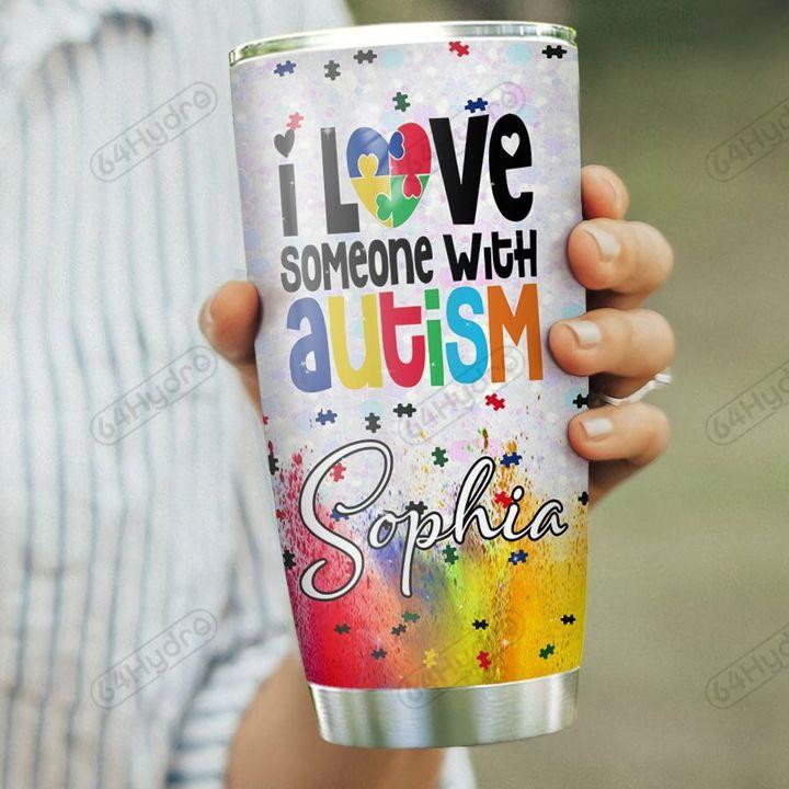 Tmarc Tee Autism Awareness Stainless Steel Tumbler Personalized