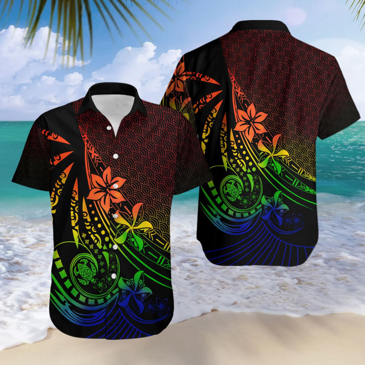 Amazing Polynesian Frangipani And Tattoo Hawaii Shirt Tmarc Tee