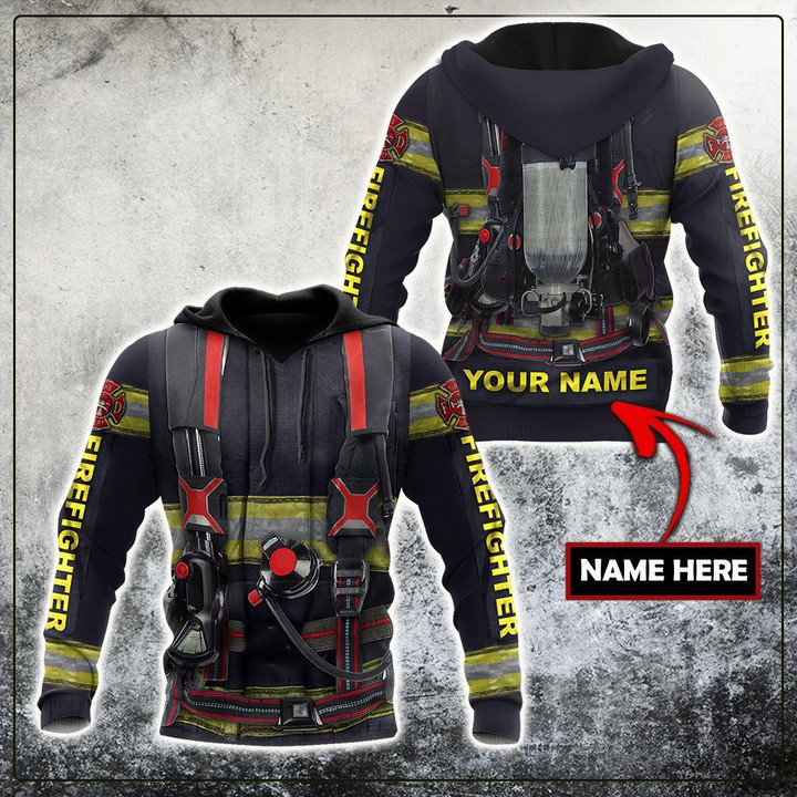 Tmarc Tee Customize Name Firefighter Hoodie For Men And Women TNA