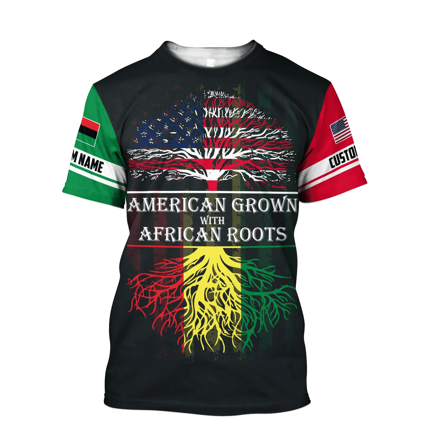 Tmarc Tee Custom Name African American Juneteenth Unisex Shirts