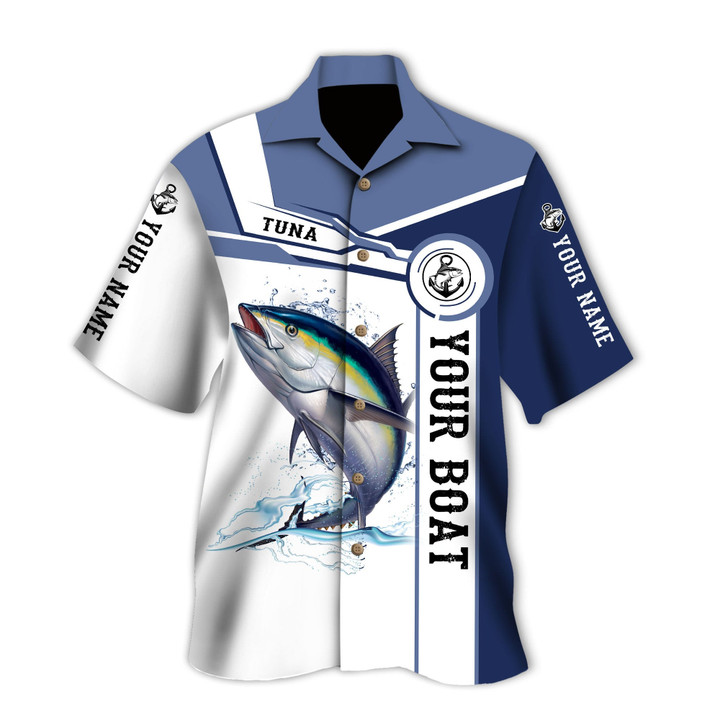 Tmarc Tee Custom name Tuna fishing Catch and Release D Design Fishing Hawaii Shirt