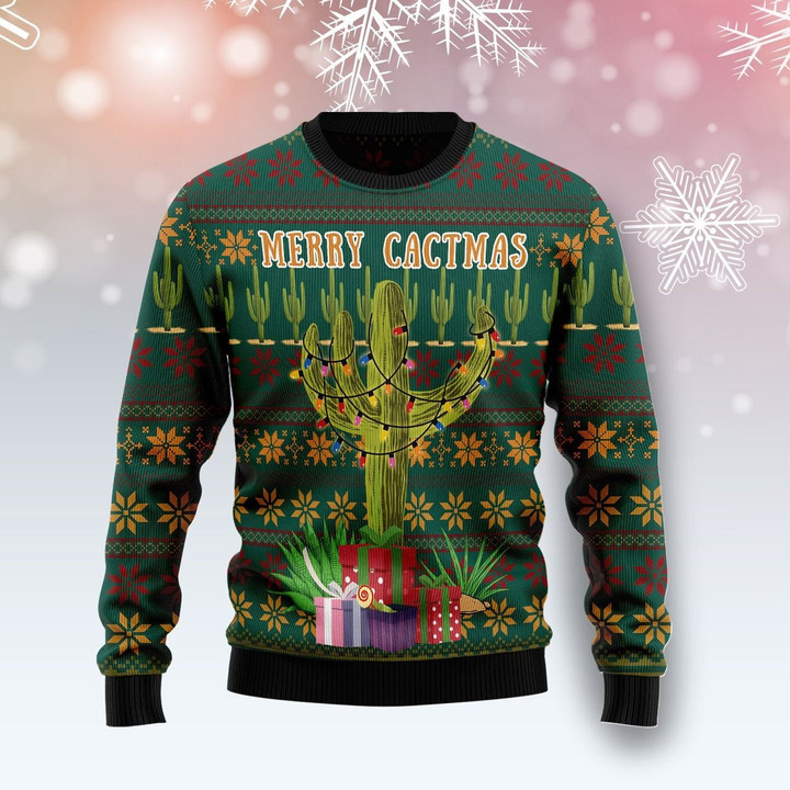 Tmarc Tee Cactus Ugly Christmas Sweater