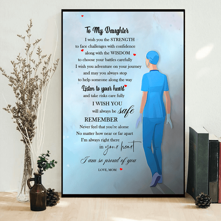 Tmarc Tee A Special Gift To Your Daughter - Nurse Canvas