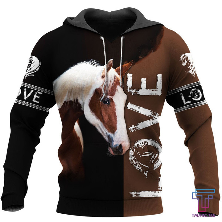 Love Horse 3D All over print for Men and Women shirt HR18 - Amaze Style™-Apparel