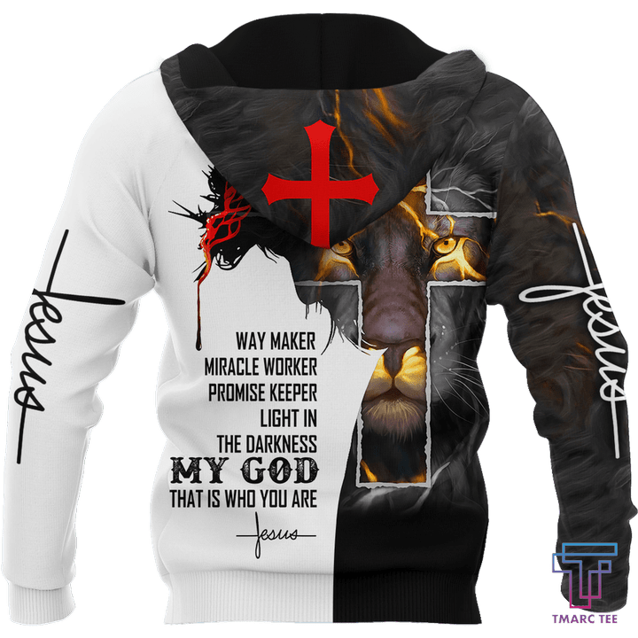 Easter Jesus -  Way Maker Miracle Worker Promise Keeper Light In The Darkness - Amaze Style™-Apparel