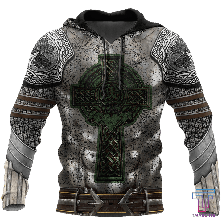 Irish Armor Warrior Chainmail 3D All Over Printed Shirts For Men and Women AM250204 - Amaze Style™-Apparel