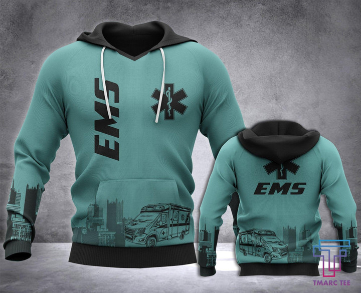 Green EMS 3d hoodie shirt for men and women HG33001 - Amaze Style™-Apparel