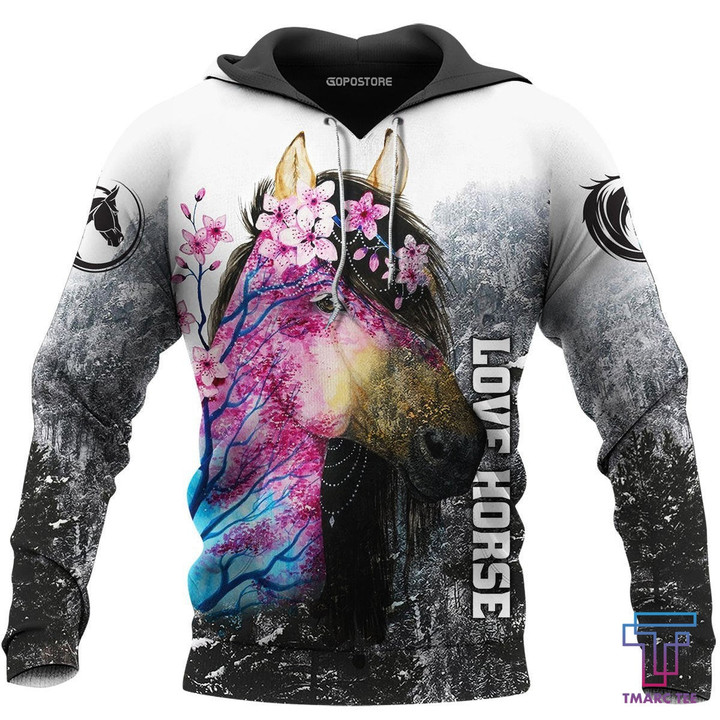 Love Horse 3D All over print for Men and Women shirt HR25 - Amaze Style™-Apparel