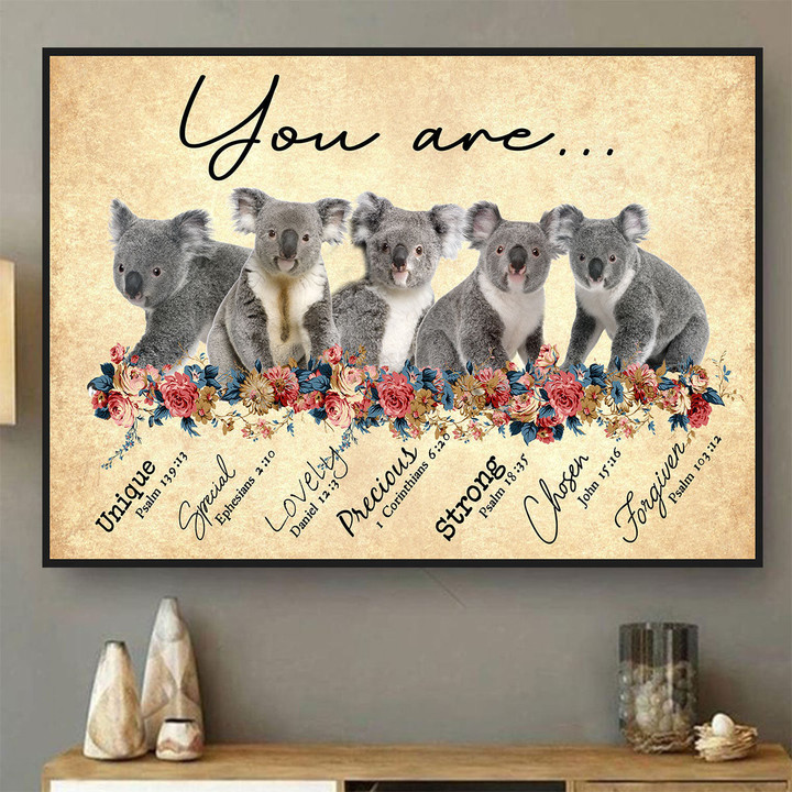Tmarc Tee Australia Koala Canvas Poster