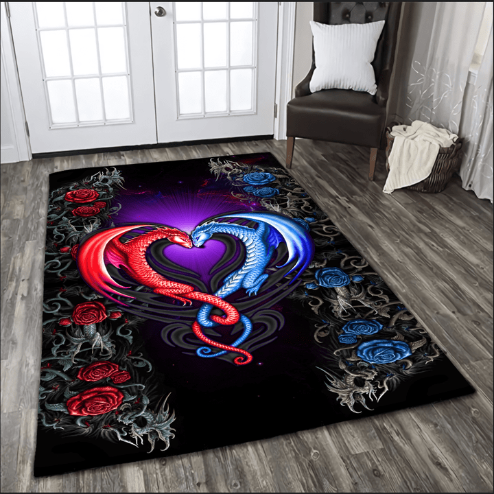 Tmarc Tee Dragon couples painting art rug