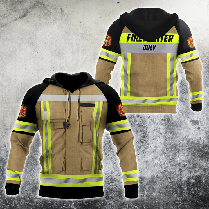 Tmarc Tee July Firefighter Hoodie For Men And Women MH7007
