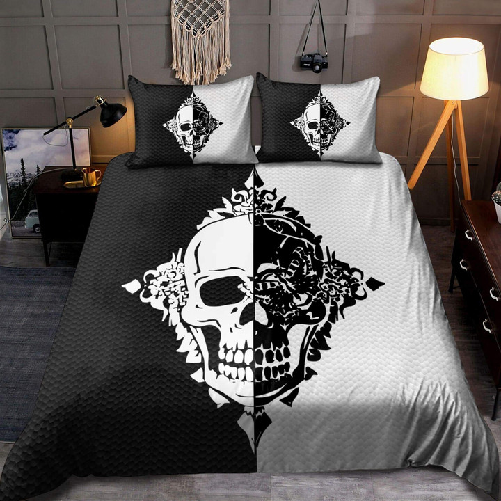 Tmarc Tee Gothic Art Skull Bedding Set
