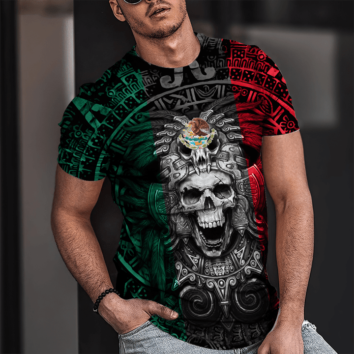 Tmarc Tee Mexican Aztec Warrior Shirts
