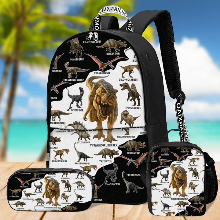 Tmarc Tee Dinosaur World D Design Printed Backpack