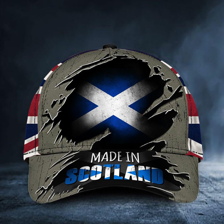 Tmarc Tee Made In Scotland Flag Hat Proud Scotland Cap Patriotic Gifts