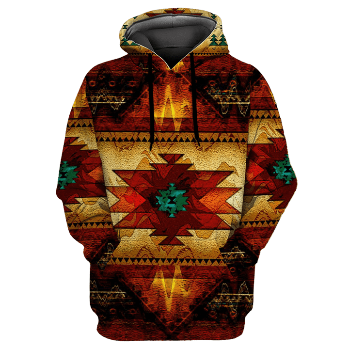 Tmarc Tee Native American Pattern D Over Printed Shirts
