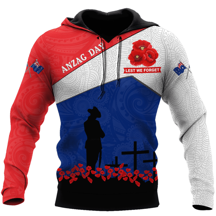 Tmarc Tee Lest We Forget Anzac Day Remembrance All Over Printed Unisex Shirts