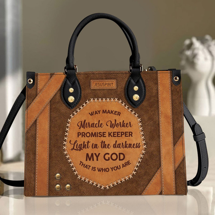 Tmarc Tee My God That Is Who You Are - Special Christian Leather Handbag