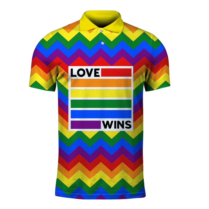 Tmarc Tee LGBT Pride Love Is Wins Color 3D Unisex Shirt