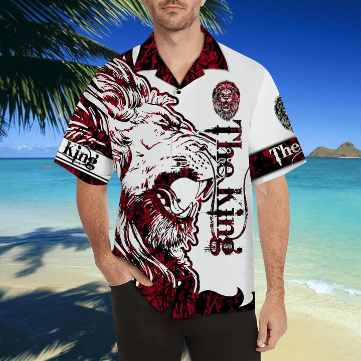 Tmarc Tee D The King Lion Tattoo Hawaii Shirt