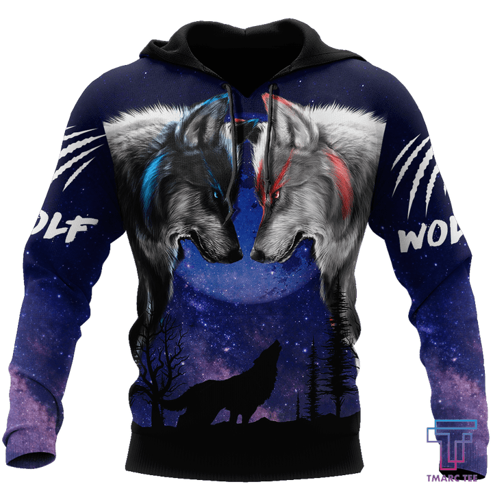 Wolf 3D All Over Printed Shirts For Men and Women AM260402 - Amaze Style™-Apparel